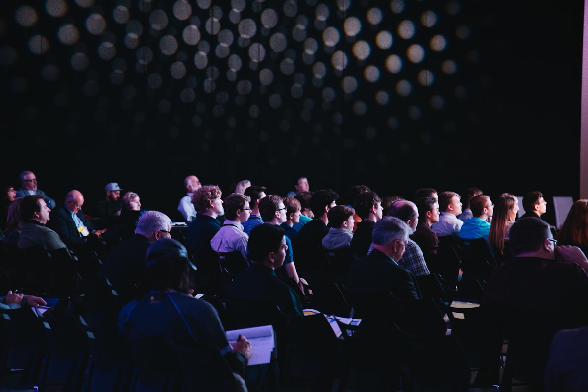 Attendee portal showing personal schedule, session selection and event resources